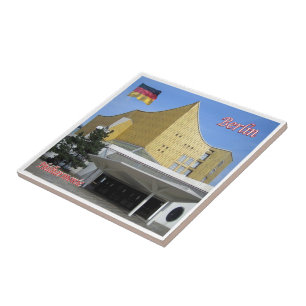 zDE010 BERLIN Philharmonie Germany, Ceramic Tile
