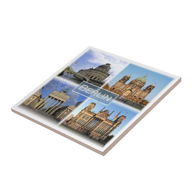 zDE018 BERLIN Germany, Ceramic Tile (Side)