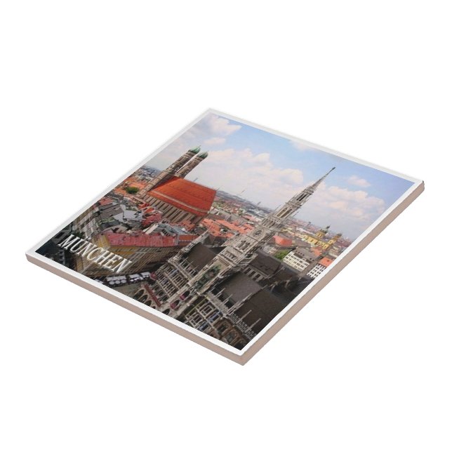 zDE023 MUNCHEN Germany, Ceramic Tile (Side)