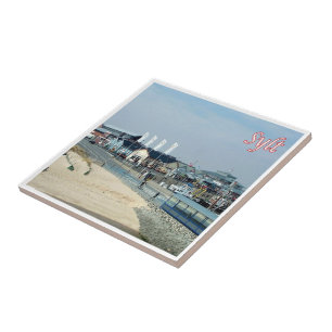 zDE030 SYLT SHORE Frisian islands Germany,   Ceramic Tile