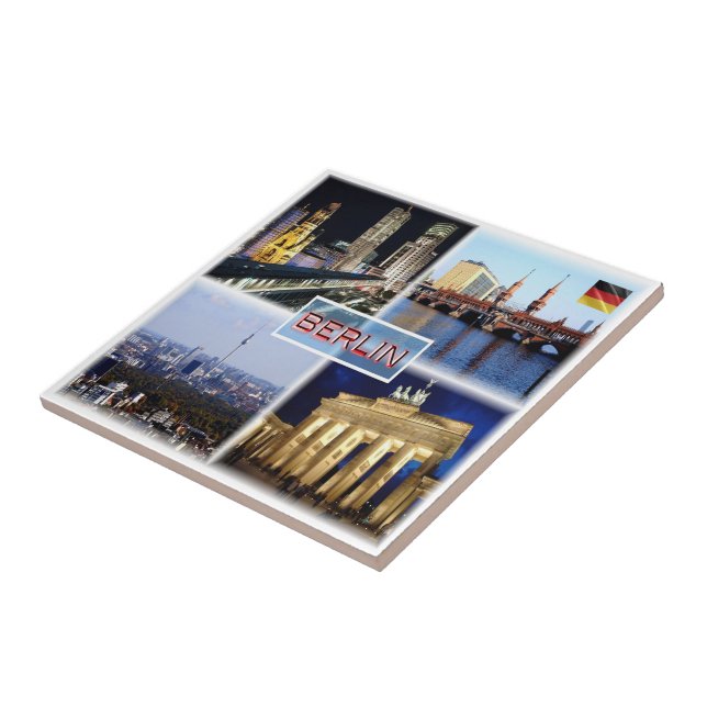 zDE090 BERLIN Bikini Haus Oberbaum, Ceramic Tile (Side)