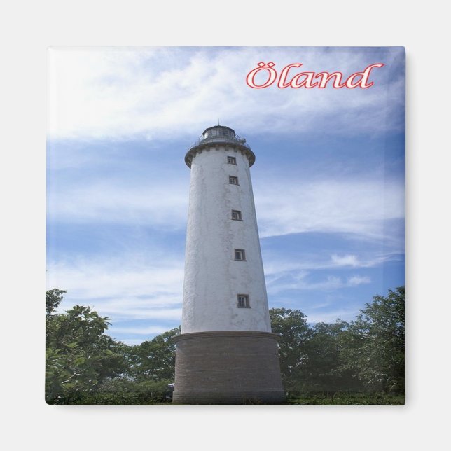 zDE096 ÖLAND LIGHTHOUSE  Frisian islands, Fridge Magnet (Front)