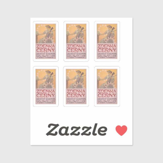 Zdenka Cerny poster by Alphonse Mucha  (Sheet)