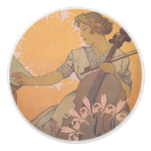 Zdenka Cerny poster by Alphonse Mucha