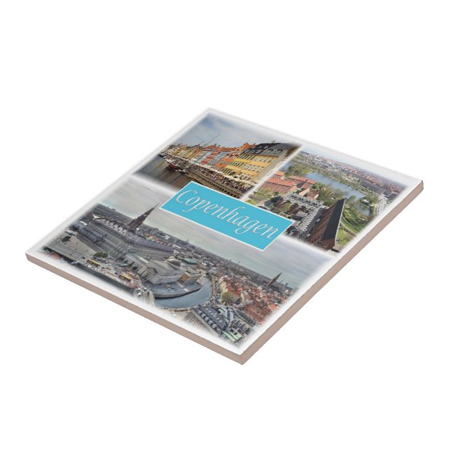 zDK003 COPENHAGEN Denmark, Ceramic Tile (Side)