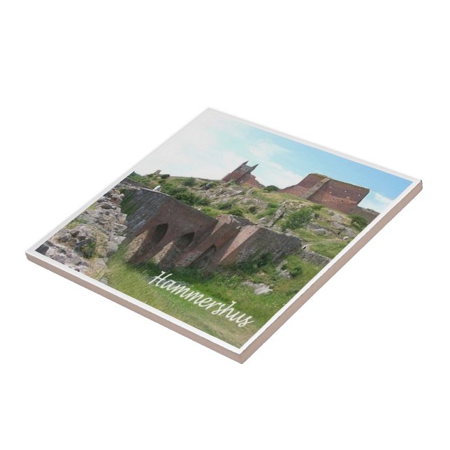 zDK006 HAMMERHSHUS, Frisian Islands, Ceramic Tile (Side)