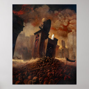 Zdzislaw Beksinski art work Poster