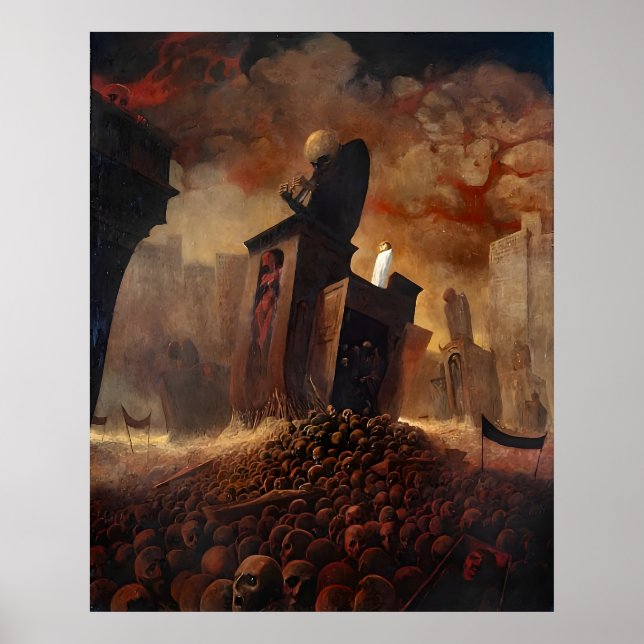 Zdzislaw Beksinski art work Poster (Front)