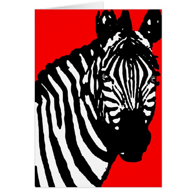 zebra. (Front)