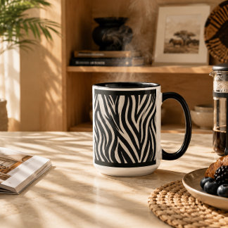 "ZEBRA" 11 OZ. COFFEE MUG