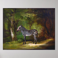 Zebra (1763) painting by George Stubbs