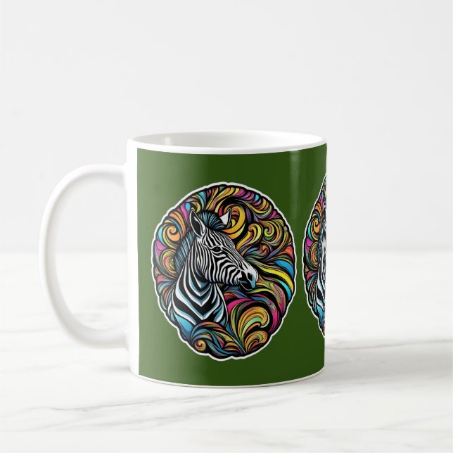Zebra 1 coffee mug (Left)