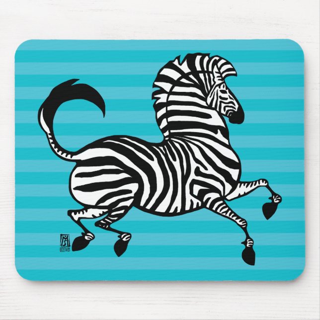 Zebra 1 Mousepad (Front)