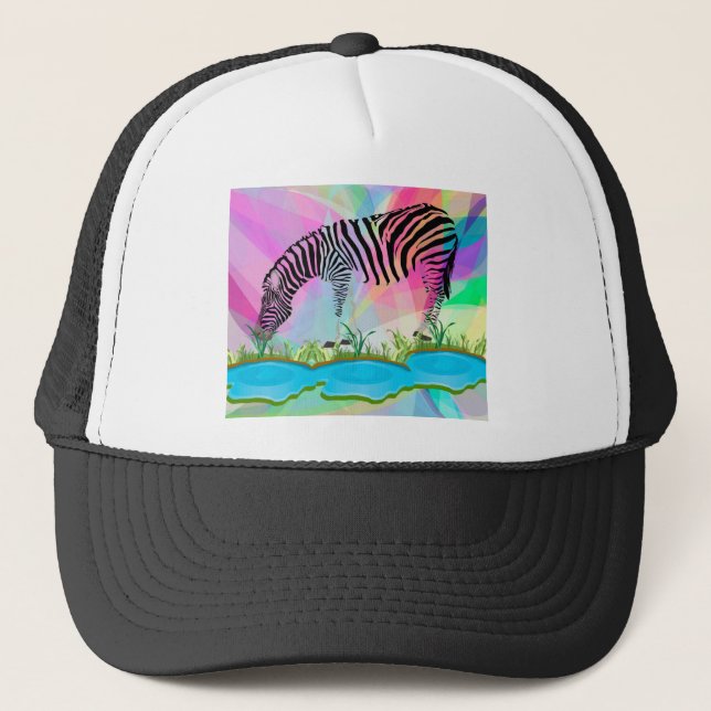ZEBRA 2 TRUCKER HAT (Front)