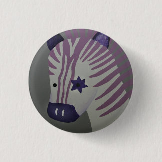 Zebra 3 Cm Round Badge