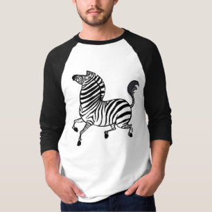 Zebra 3 Raglan Tshirt