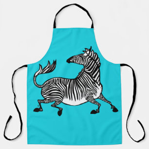 Zebra 4 Apron