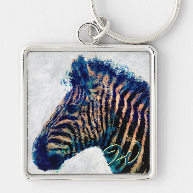 Zebra 4 key ring (Front)