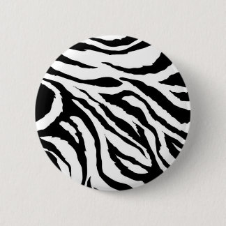zebra 6 cm round badge