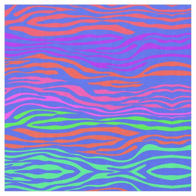 Zebra Abstract Fabric (Close Up)