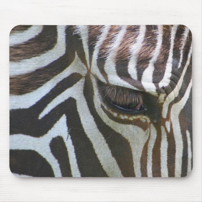 Zebra Abstract Mouse Pad (Front)