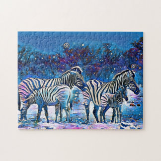 Zebra africa namibia nature  jigsaw puzzle