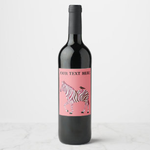 Zebra and Crow Wine Label