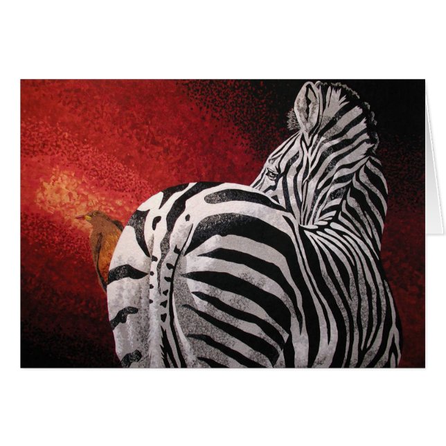 Zebra and Oxpecker (Front Horizontal)