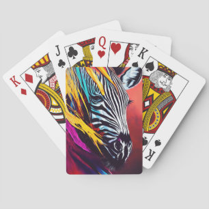 Zebra Animal Discovery Adventure Nature Planet Playing Cards