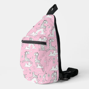 Zebra Animal Line Set Sling Bag