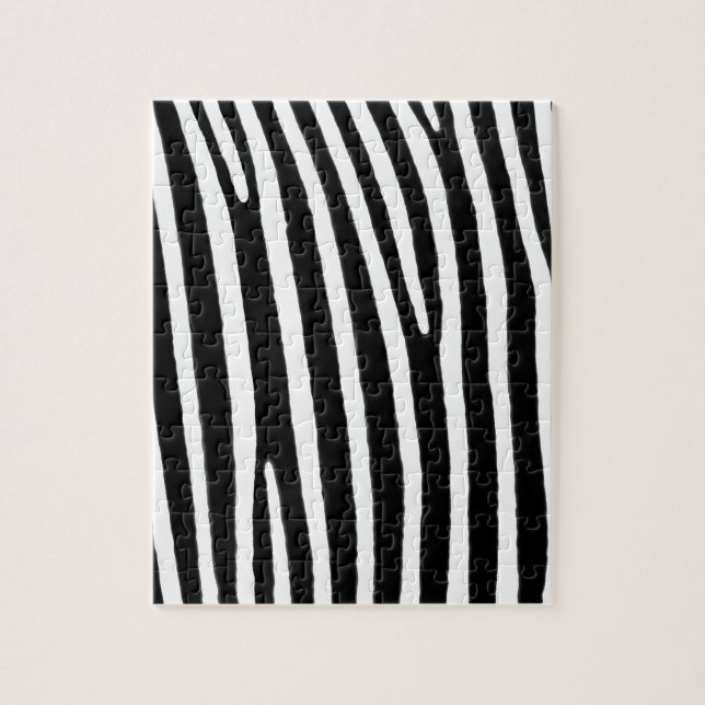 Zebra animal print jigsaw puzzle (Vertical)