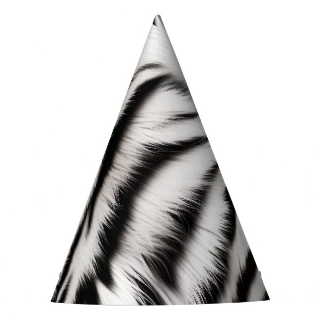 Zebra Animal Print Party Hat (Front)