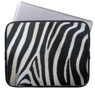 zebra animal skin fur texture nature stripes patte laptop sleeve