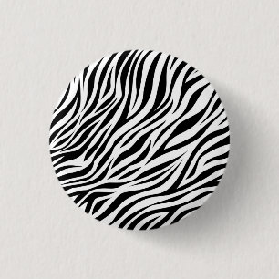 Zebra Animal Skin Print Pattern-15391 3 Cm Round Badge