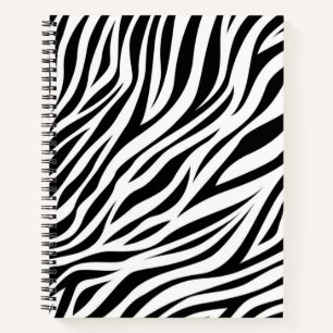 Zebra Animal Skin Print Pattern-15391 Notebook