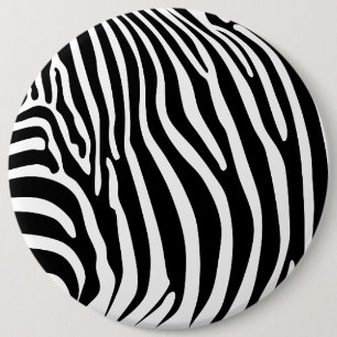 Zebra Animalprint 6 Cm Round Badge