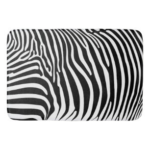 Zebra Animalprint Bath Mat