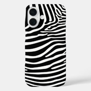 Zebra Animalprint iPhone 16 Case