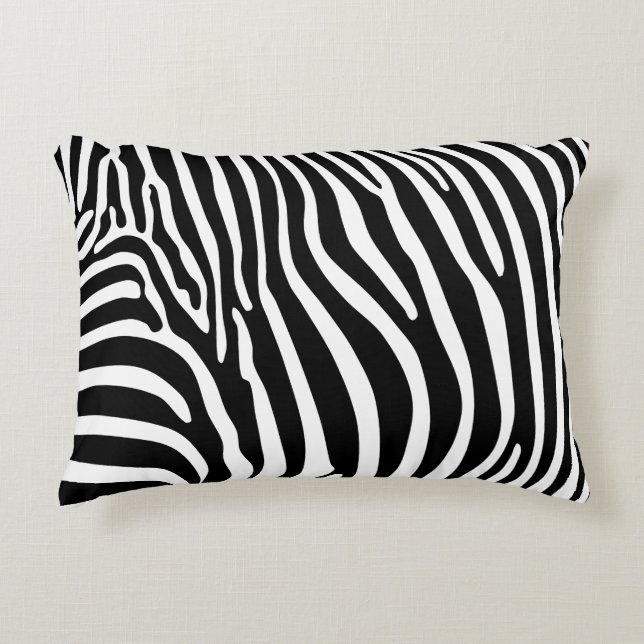 Zebra Animalprint Decorative Cushion (Front)