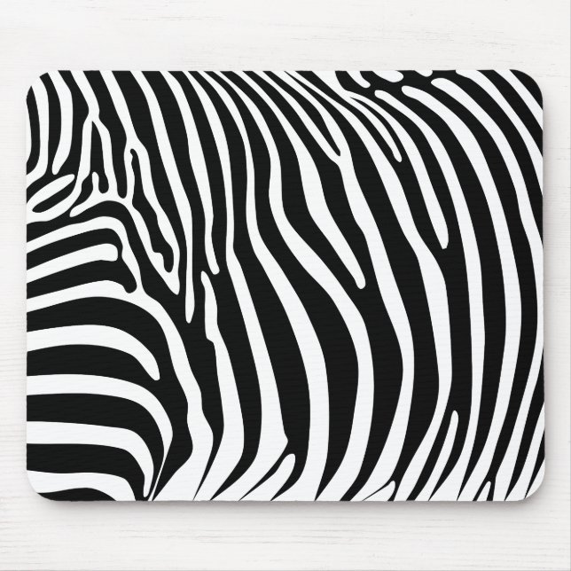 Zebra Animalprint Mouse Pad (Front)