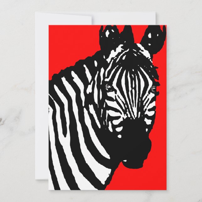 zebra announcements / invitations (Front)