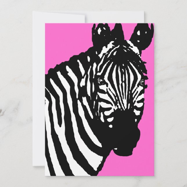 zebra announcements / invitations (Front)