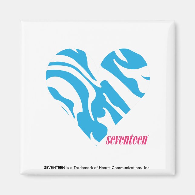 Zebra Aqua 2 Magnet (Front)