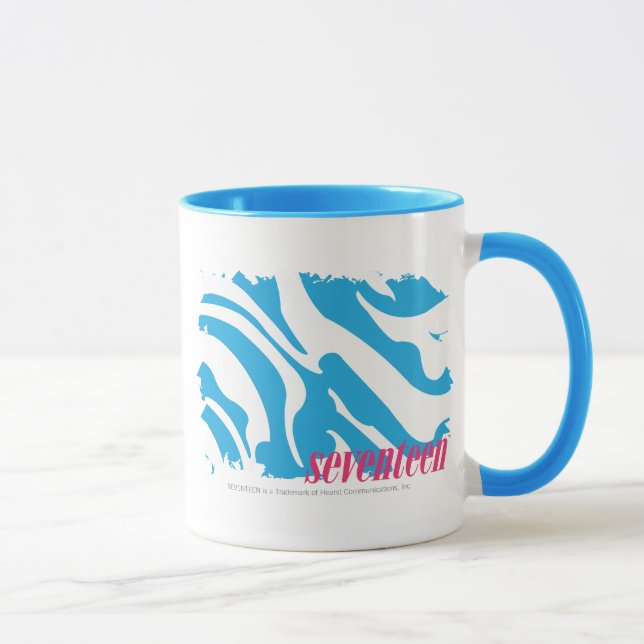 Zebra Aqua 4 Mug (Right)