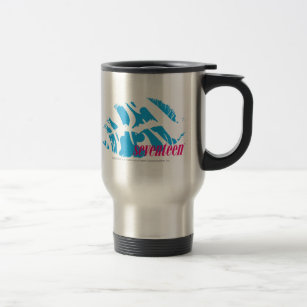 Zebra Aqua Travel Mug