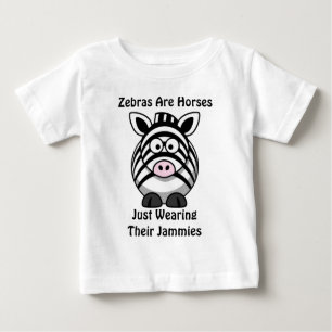 Zebra Art Baby T-Shirt