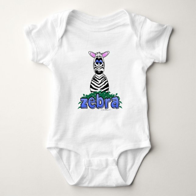 ZEBRA BABY BODYSUIT (Front)