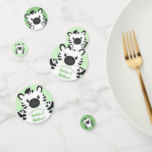 Zebra Baby Shower Confetti