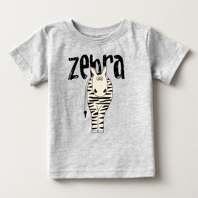 Zebra Baby T-Shirt (Front)