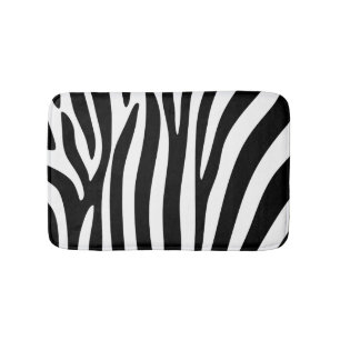Zebra Bath Mat